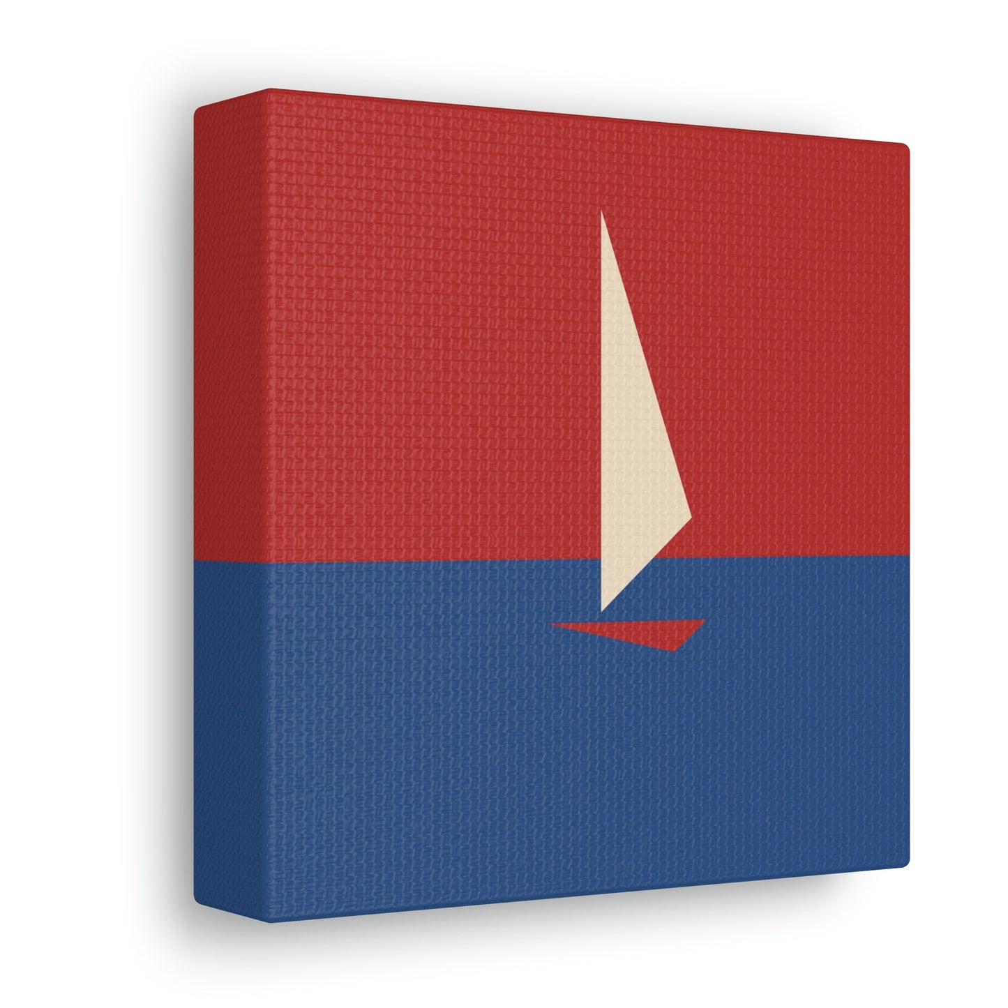 Sailboat Sea Minimalist Abstract Aesthetic Classic Art Canvas Gallery Wraps Ichaku [Perfect Gifts Selection]