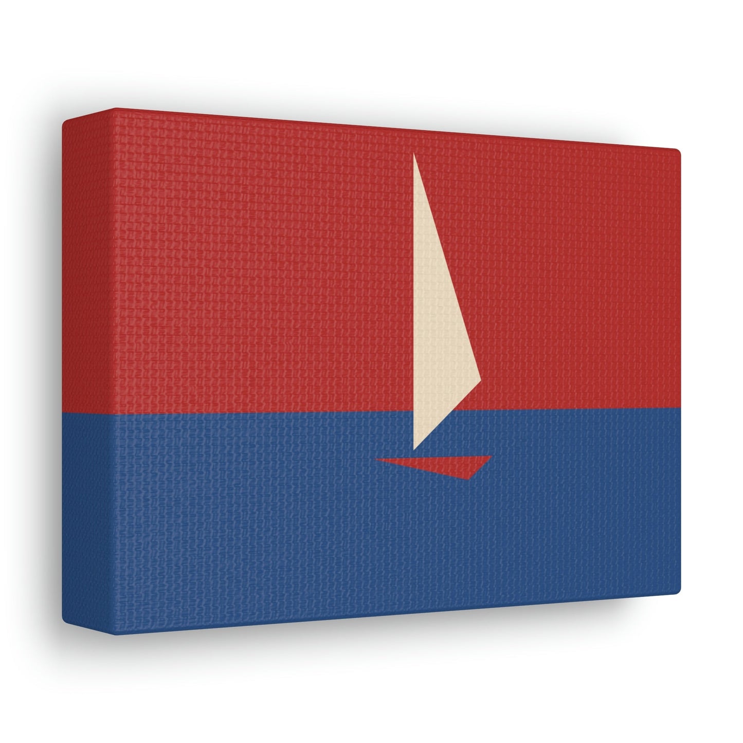 Sailboat Sea Minimalist Abstract Aesthetic Classic Art Canvas Gallery Wraps Ichaku [Perfect Gifts Selection]