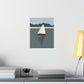 Sailboat Yacht Summertime Sea View Minimal Nature Art Premium Matte Vertical Posters Ichaku [Perfect Gifts Selection]