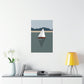 Sailboat Yacht Summertime Sea View Minimal Nature Art Premium Matte Vertical Posters Ichaku [Perfect Gifts Selection]