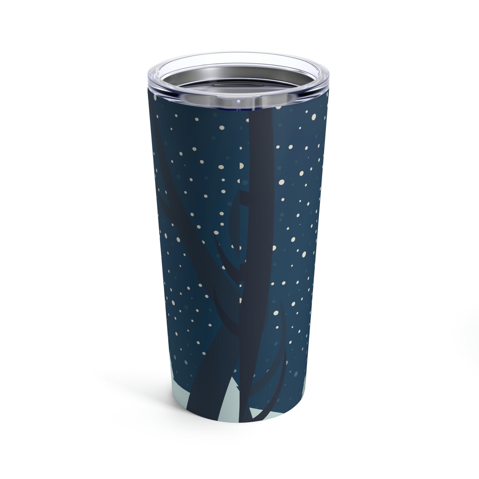 Santa Claus Arrival Merry Christmas Aliens UFO Winter Humor Art Stainless Steel Hot or Cold Vacuum Tumbler 20oz Ichaku [Perfect Gifts Selection]
