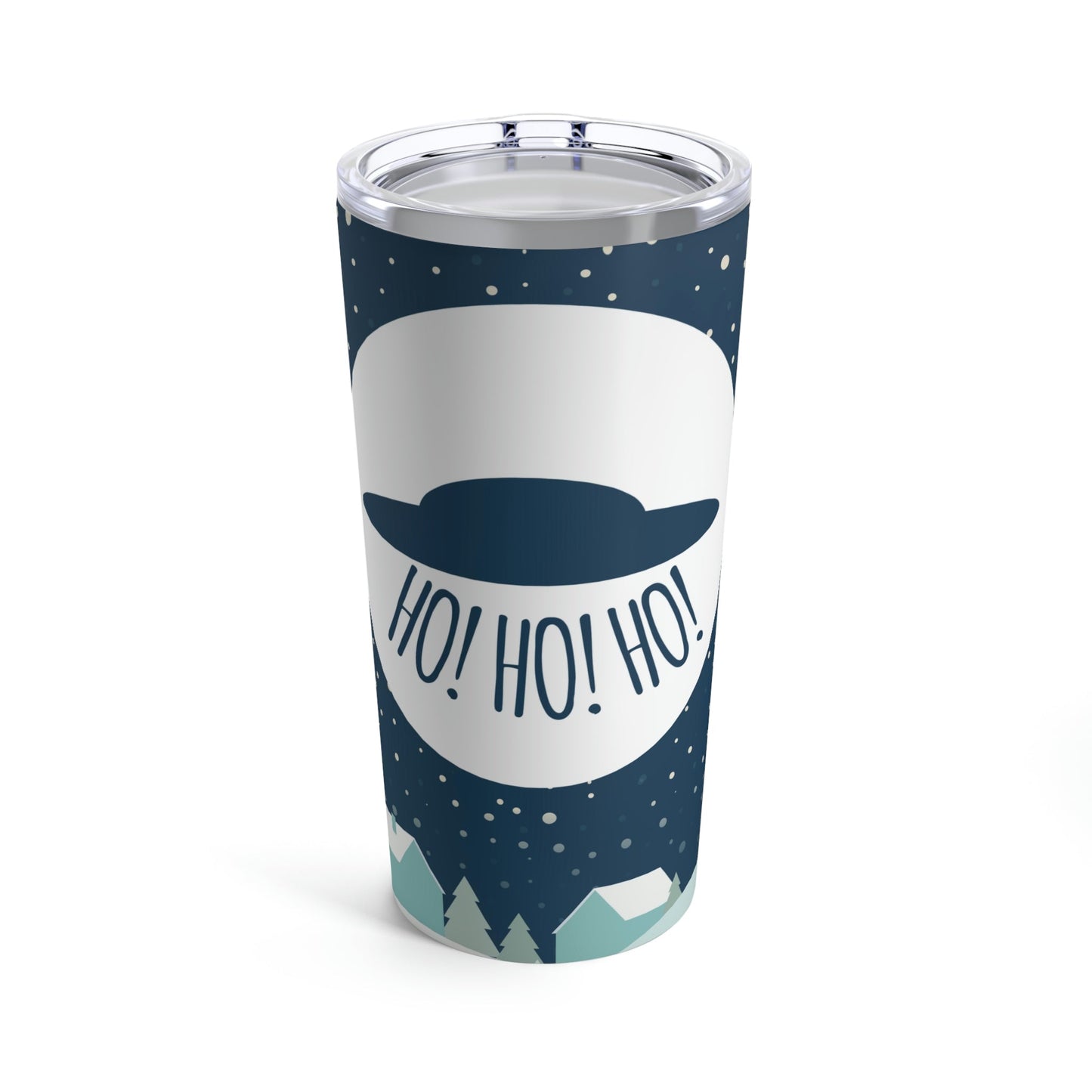 Santa Claus Arrival Merry Christmas Aliens UFO Winter Humor Art Stainless Steel Hot or Cold Vacuum Tumbler 20oz Ichaku [Perfect Gifts Selection]