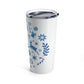 Santa Squad Merry Christmas Team Blue Design Stainless Steel Hot or Cold Vacuum Tumbler 20oz Ichaku [Perfect Gifts Selection]