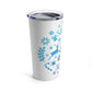 Santa Squad Merry Christmas Team Blue Design Stainless Steel Hot or Cold Vacuum Tumbler 20oz Ichaku [Perfect Gifts Selection]