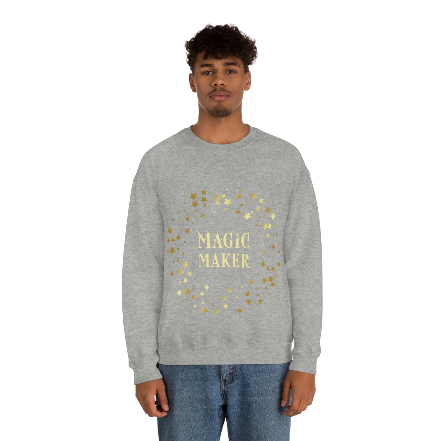 Santa Squad Merry Christmas Team Gold Unisex Heavy Blend™ Crewneck Sweatshirt Ichaku [Perfect Gifts Selection]