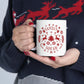 Santa Squad Merry Christmas Team Red Design Ceramic Mug 11oz Ichaku [Perfect Gifts Selection]