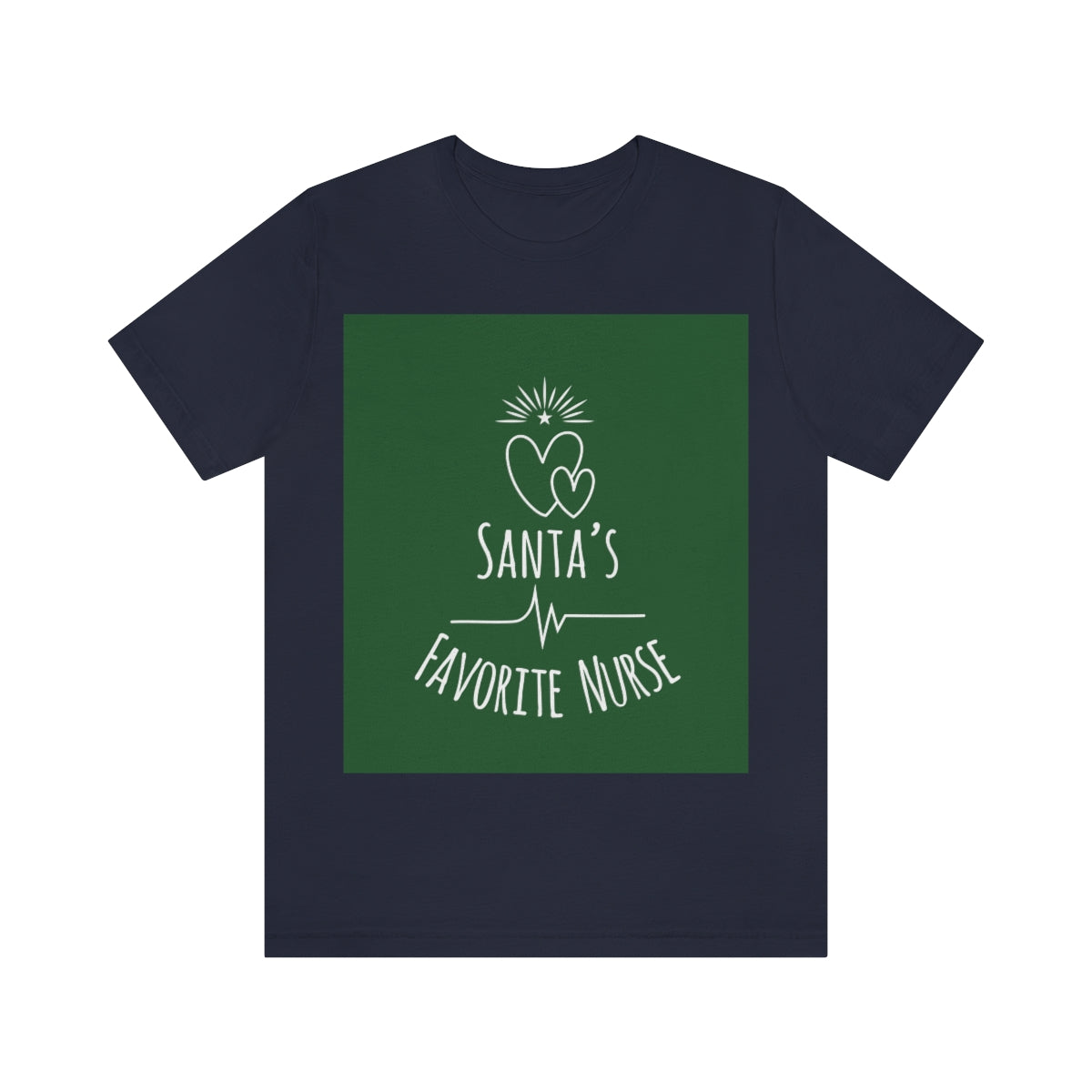 Santa`s Favorite Nurse Christmas is Coming Unisex Jersey Short Sleeve T-Shirt Ichaku [Perfect Gifts Selection]