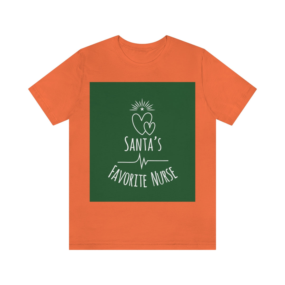 Santa`s Favorite Nurse Christmas is Coming Unisex Jersey Short Sleeve T-Shirt Ichaku [Perfect Gifts Selection]