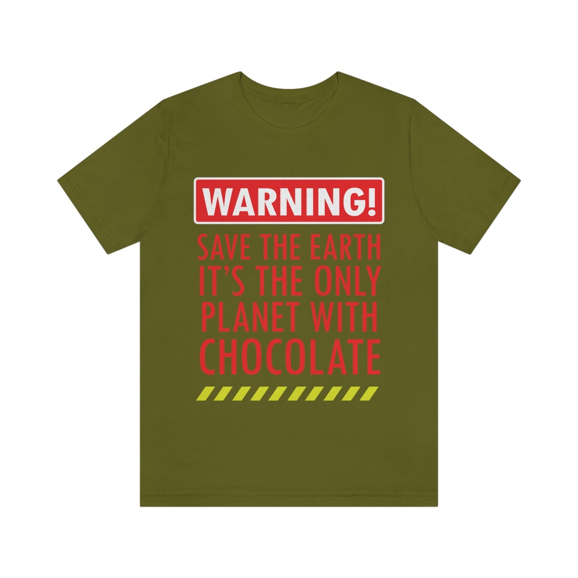 Save the Earth it's the Only Planet with Chocolate Unisex Jersey Short Sleeve T-Shirt Ichaku [Perfect Gifts Selection]