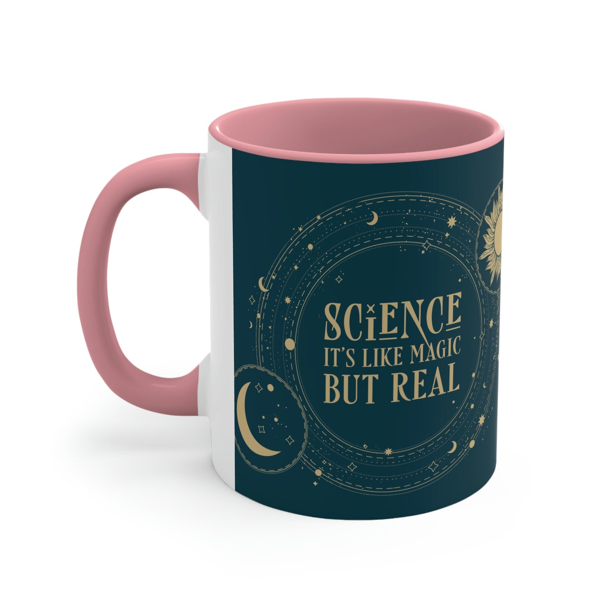 Science It's Like Magic But Real Quotes Humor Art Classic Accent Coffee Mug 11oz Ichaku [Perfect Gifts Selection]