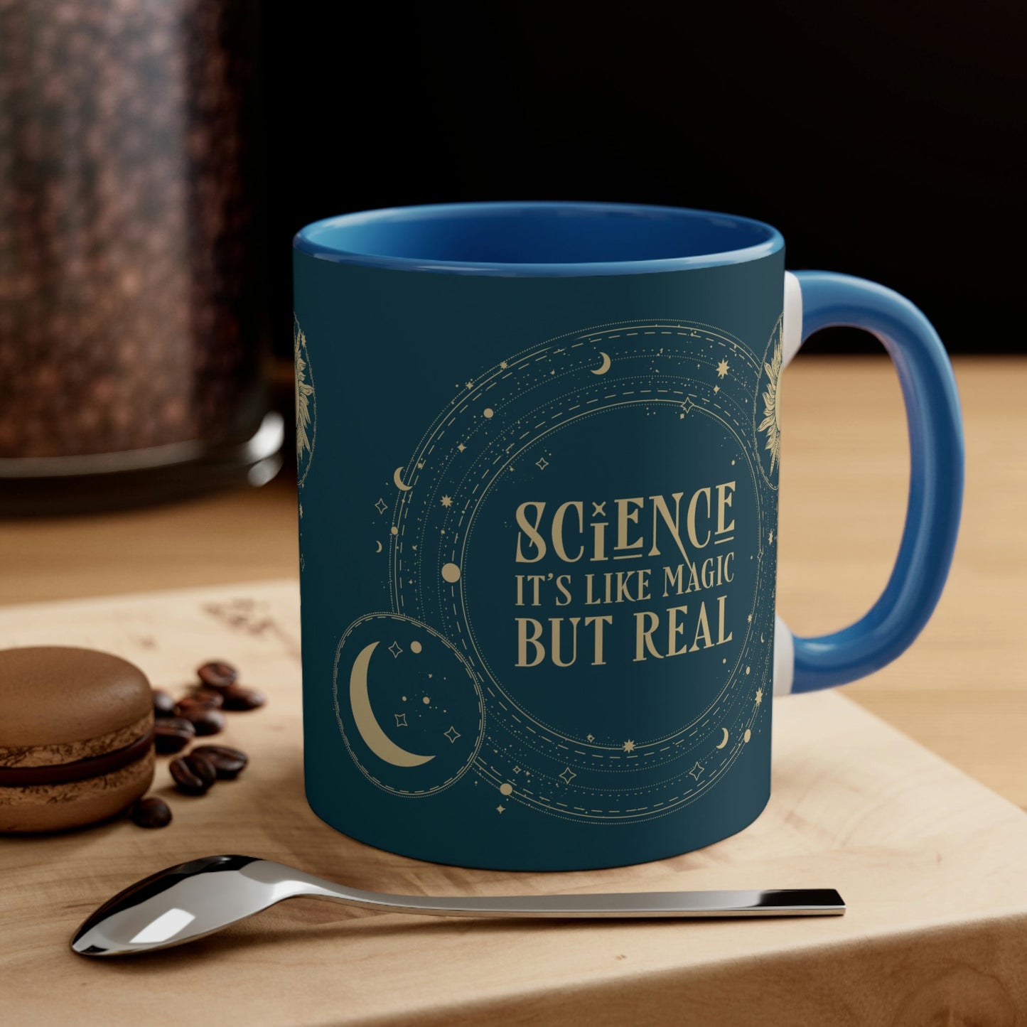 Science It's Like Magic But Real Quotes Humor Art Classic Accent Coffee Mug 11oz Ichaku [Perfect Gifts Selection]