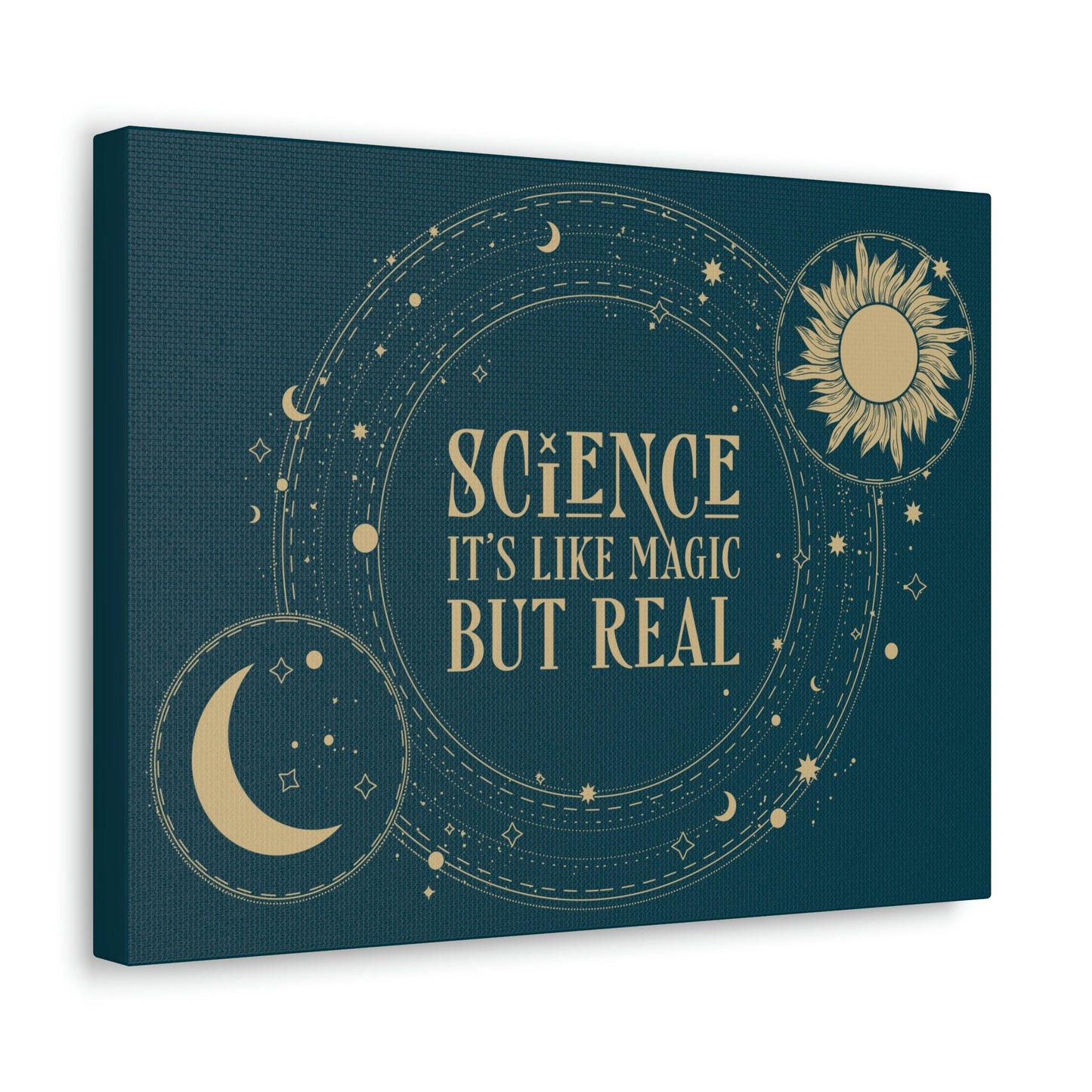 Science It's Like Magic But Real Quotes Humor Classic Art Canvas Gallery Wraps Ichaku [Perfect Gifts Selection]