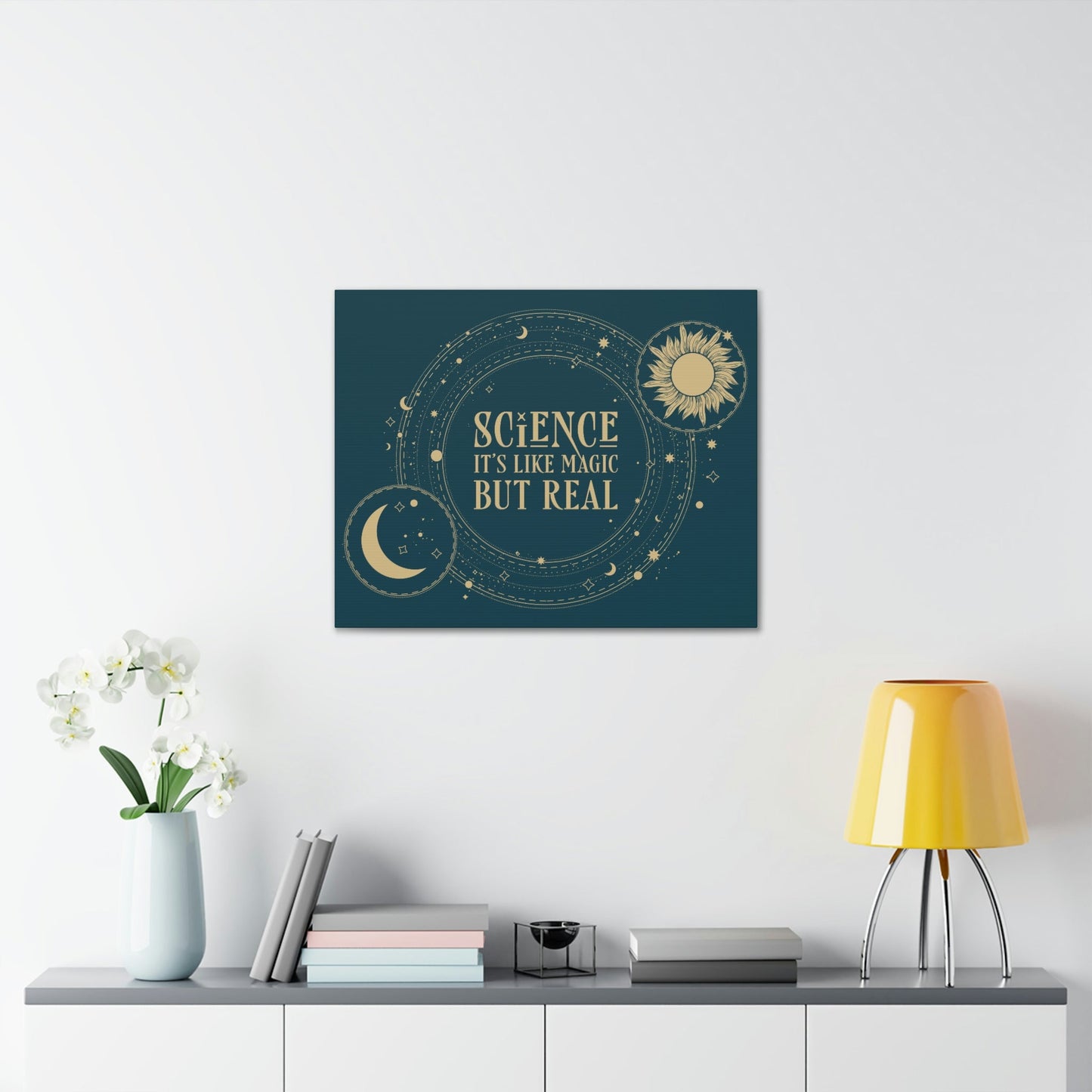 Science It's Like Magic But Real Quotes Humor Classic Art Canvas Gallery Wraps Ichaku [Perfect Gifts Selection]