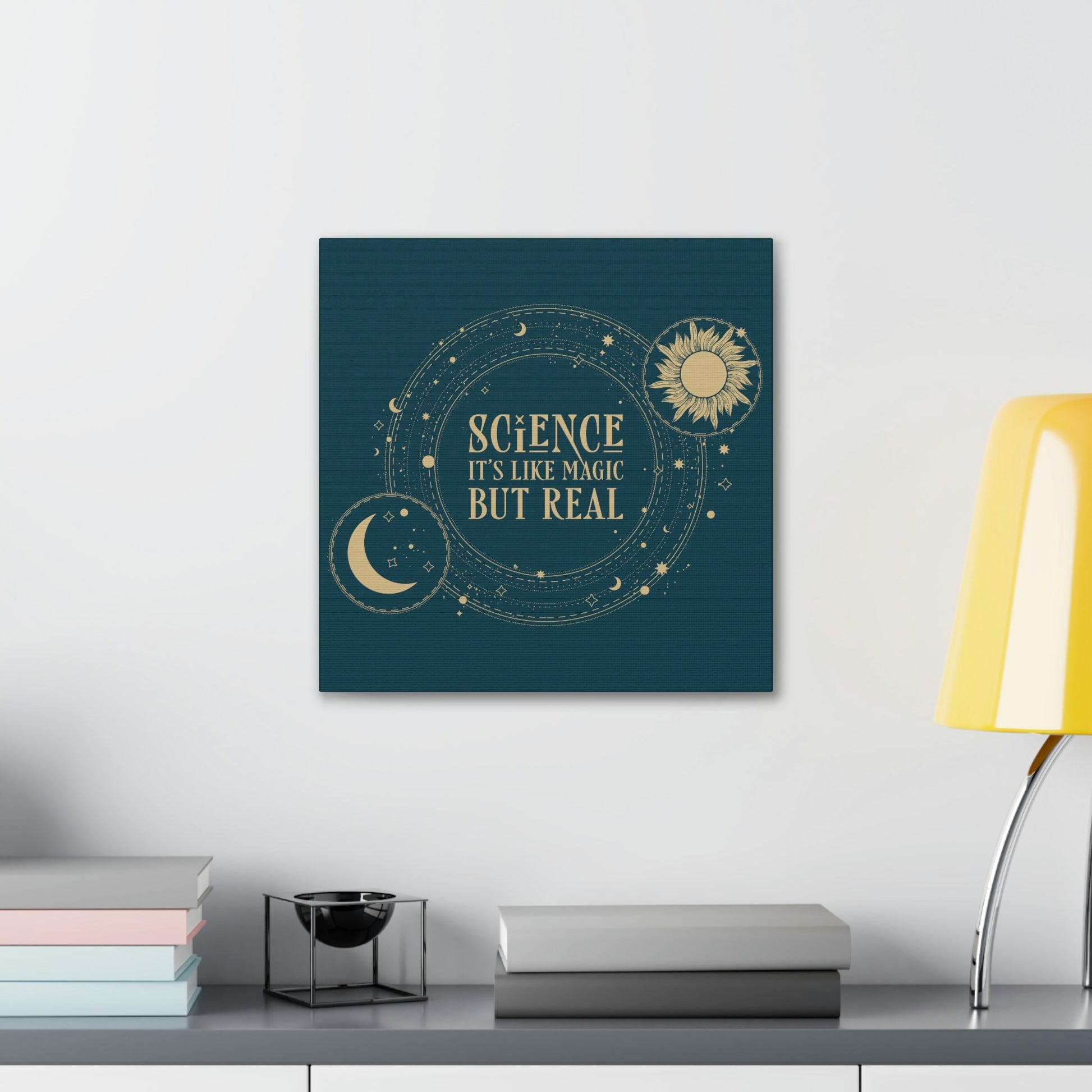 Science It's Like Magic But Real Quotes Humor Classic Art Canvas Gallery Wraps Ichaku [Perfect Gifts Selection]