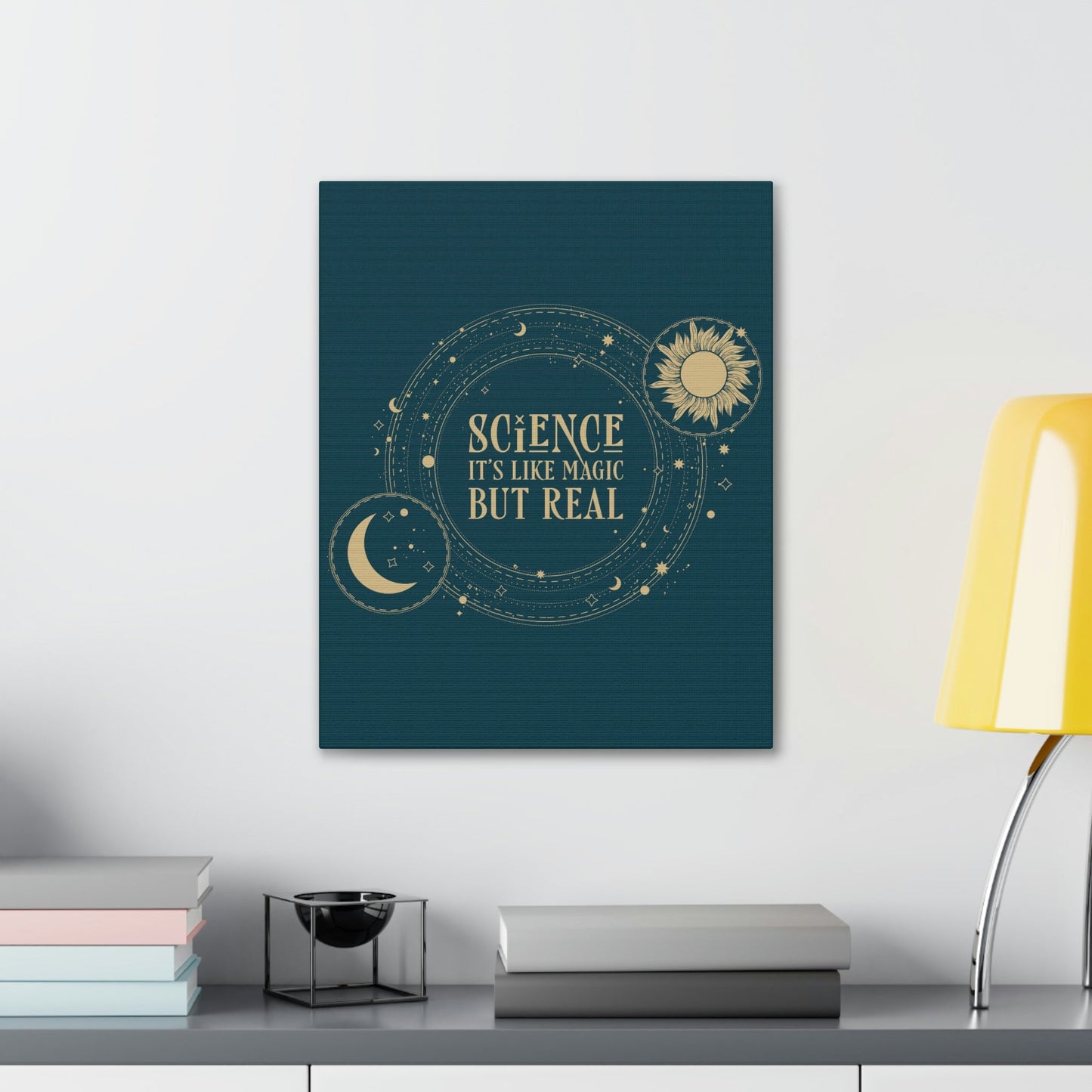 Science It's Like Magic But Real Quotes Humor Classic Art Canvas Gallery Wraps Ichaku [Perfect Gifts Selection]