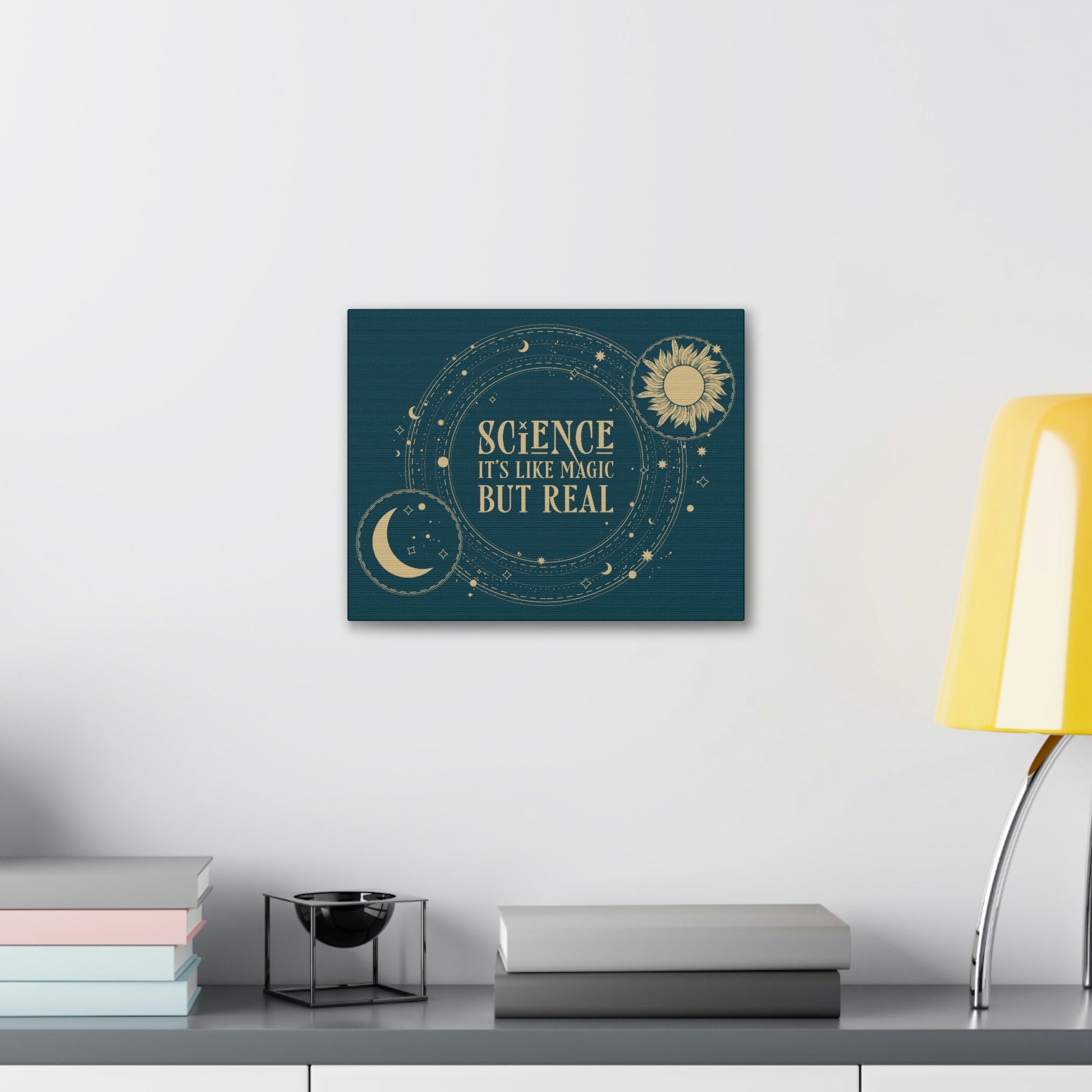 Science It's Like Magic But Real Quotes Humor Classic Art Canvas Gallery Wraps Ichaku [Perfect Gifts Selection]