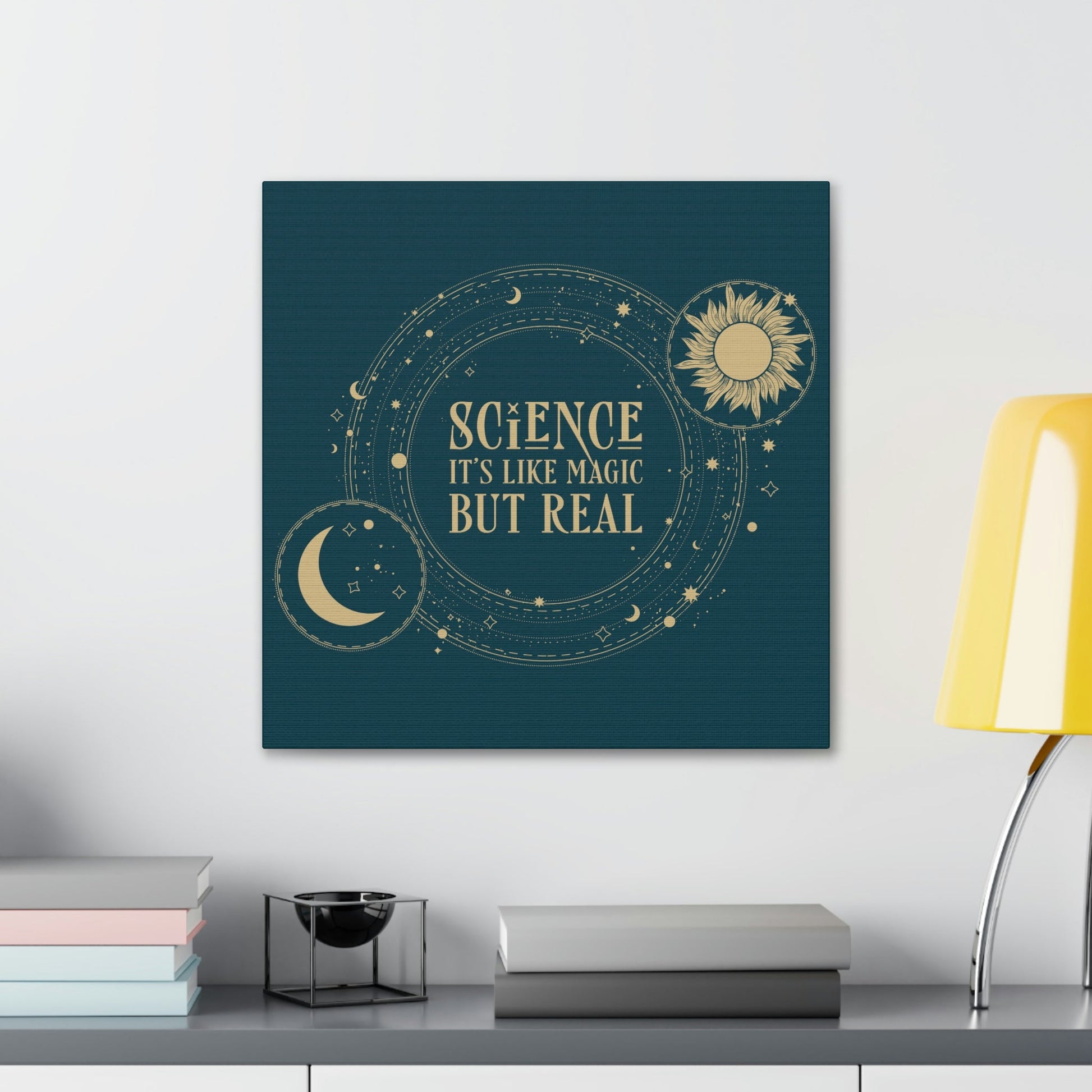 Science It's Like Magic But Real Quotes Humor Classic Art Canvas Gallery Wraps Ichaku [Perfect Gifts Selection]