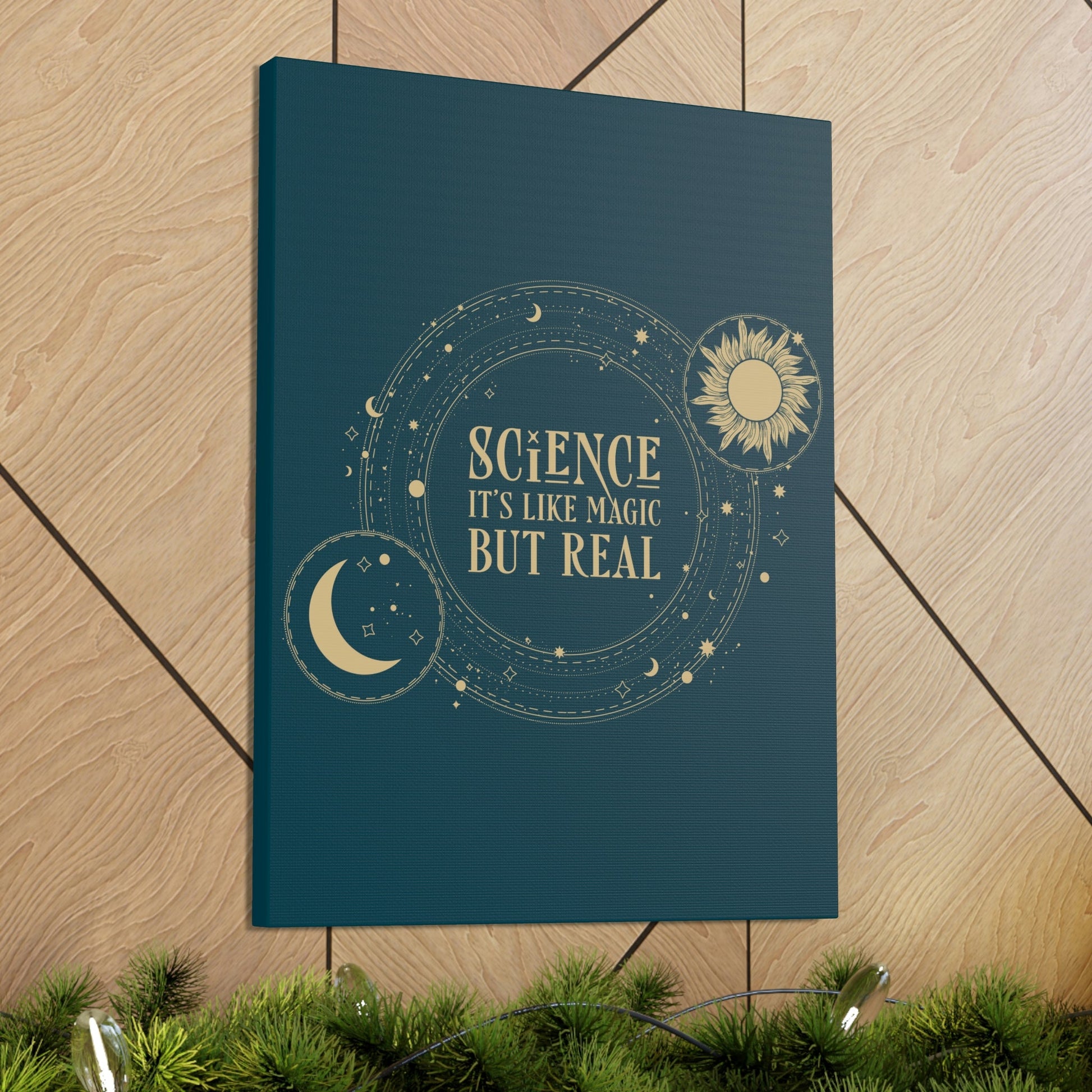 Science It's Like Magic But Real Quotes Humor Classic Art Canvas Gallery Wraps Ichaku [Perfect Gifts Selection]