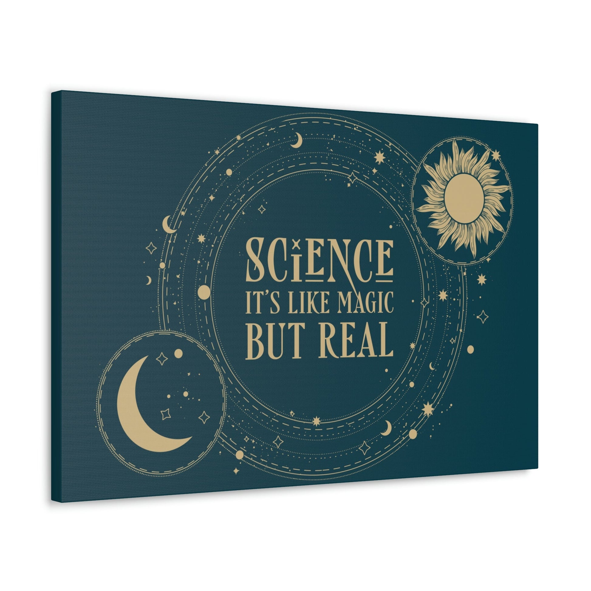 Science It's Like Magic But Real Quotes Humor Classic Art Canvas Gallery Wraps Ichaku [Perfect Gifts Selection]