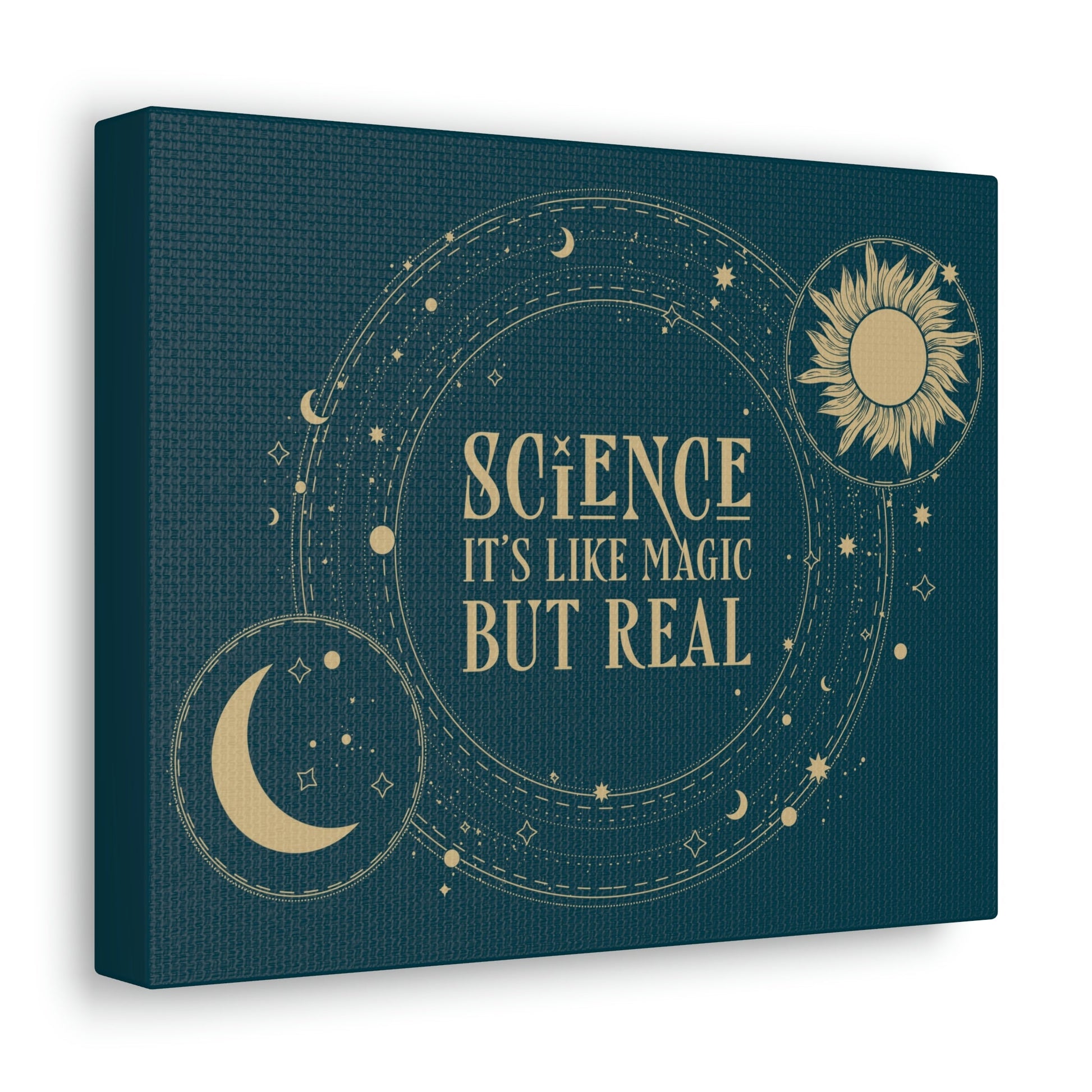 Science It's Like Magic But Real Quotes Humor Classic Art Canvas Gallery Wraps Ichaku [Perfect Gifts Selection]