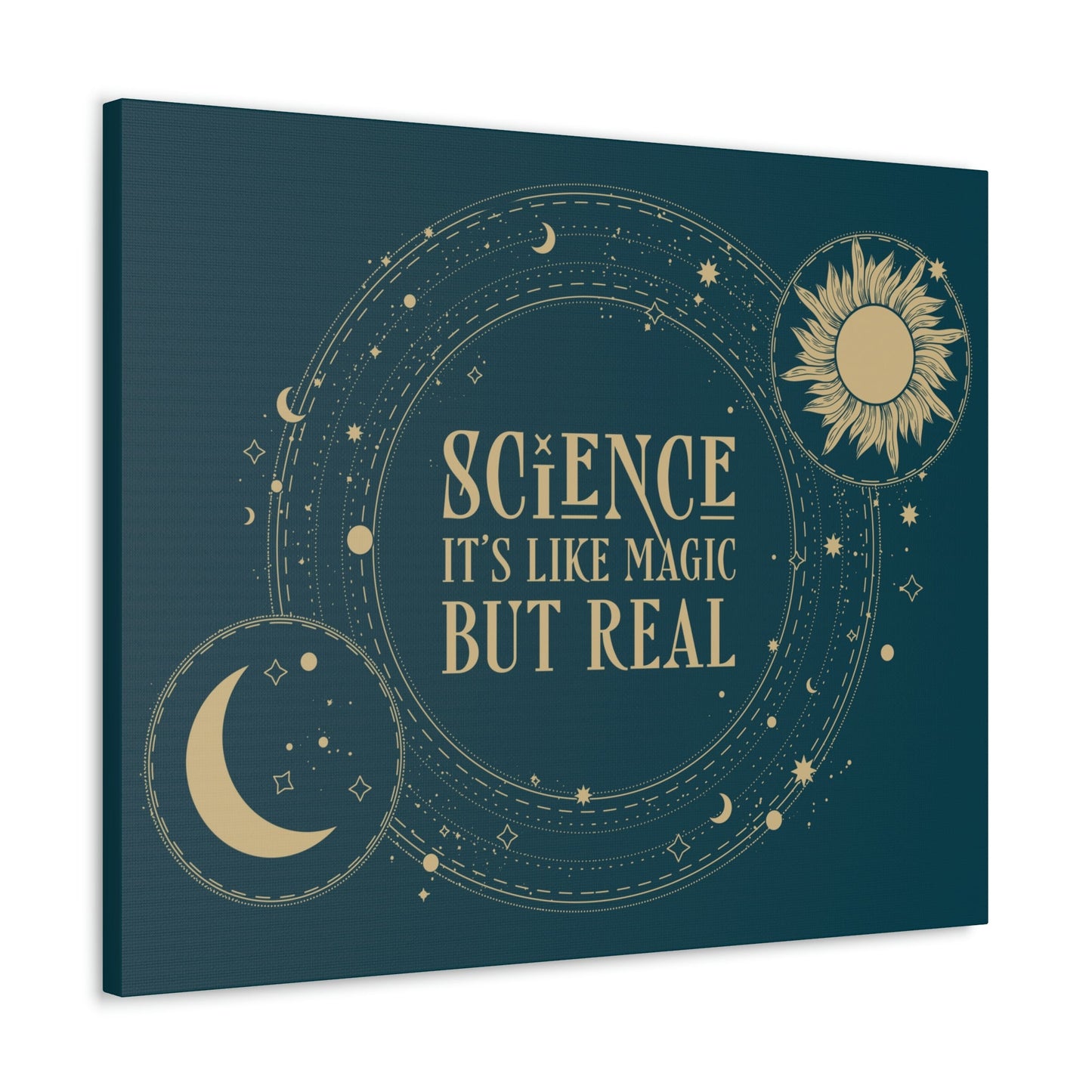 Science It's Like Magic But Real Quotes Humor Classic Art Canvas Gallery Wraps Ichaku [Perfect Gifts Selection]