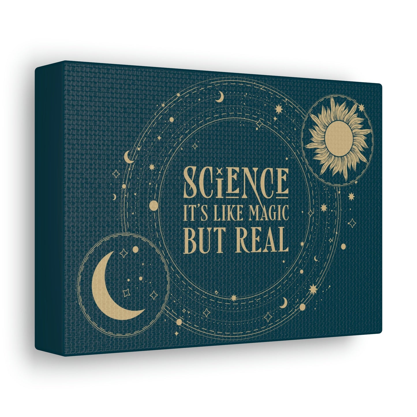 Science It's Like Magic But Real Quotes Humor Classic Art Canvas Gallery Wraps Ichaku [Perfect Gifts Selection]