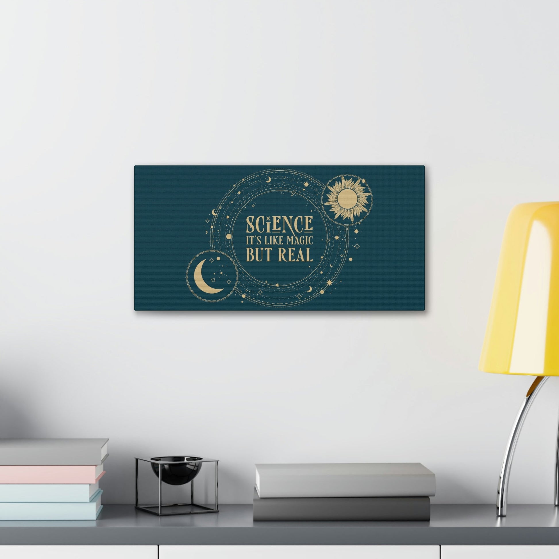 Science It's Like Magic But Real Quotes Humor Classic Art Canvas Gallery Wraps Ichaku [Perfect Gifts Selection]