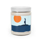 Sea View Lighthouse Minimal Art Graphic Design Scented Candle Up to 60hSoy Wax 9oz Ichaku [Perfect Gifts Selection]