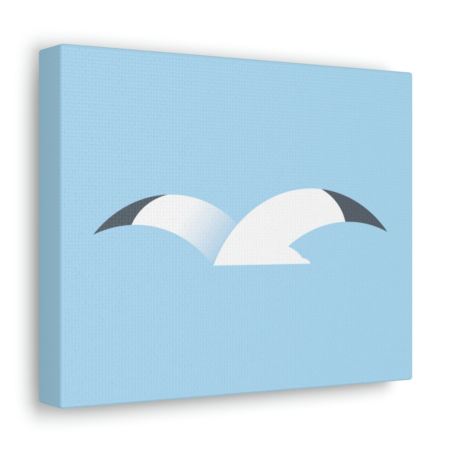 Seagull Flying Bird Minimal Abstract Art Aesthetic Classic Art Canvas Gallery Wraps Ichaku [Perfect Gifts Selection]