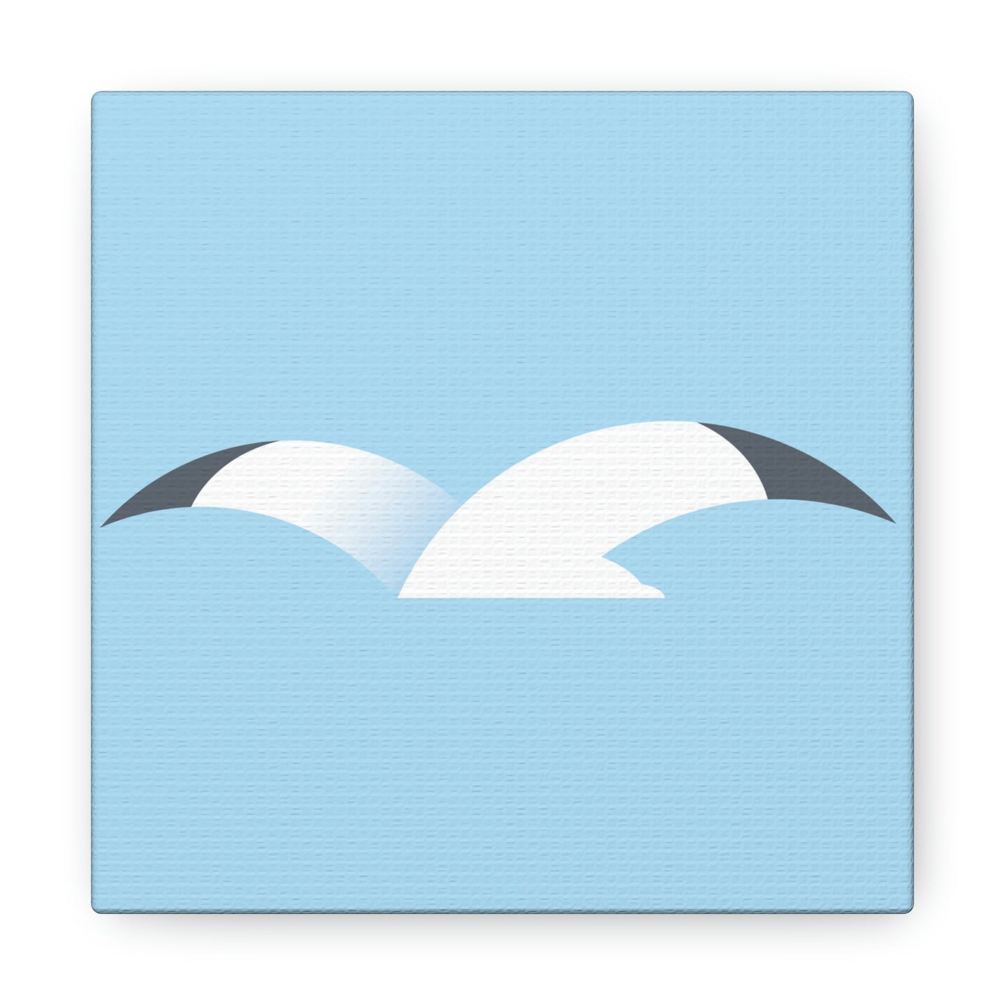 Seagull Flying Bird Minimal Abstract Art Aesthetic Classic Art Canvas Gallery Wraps Ichaku [Perfect Gifts Selection]