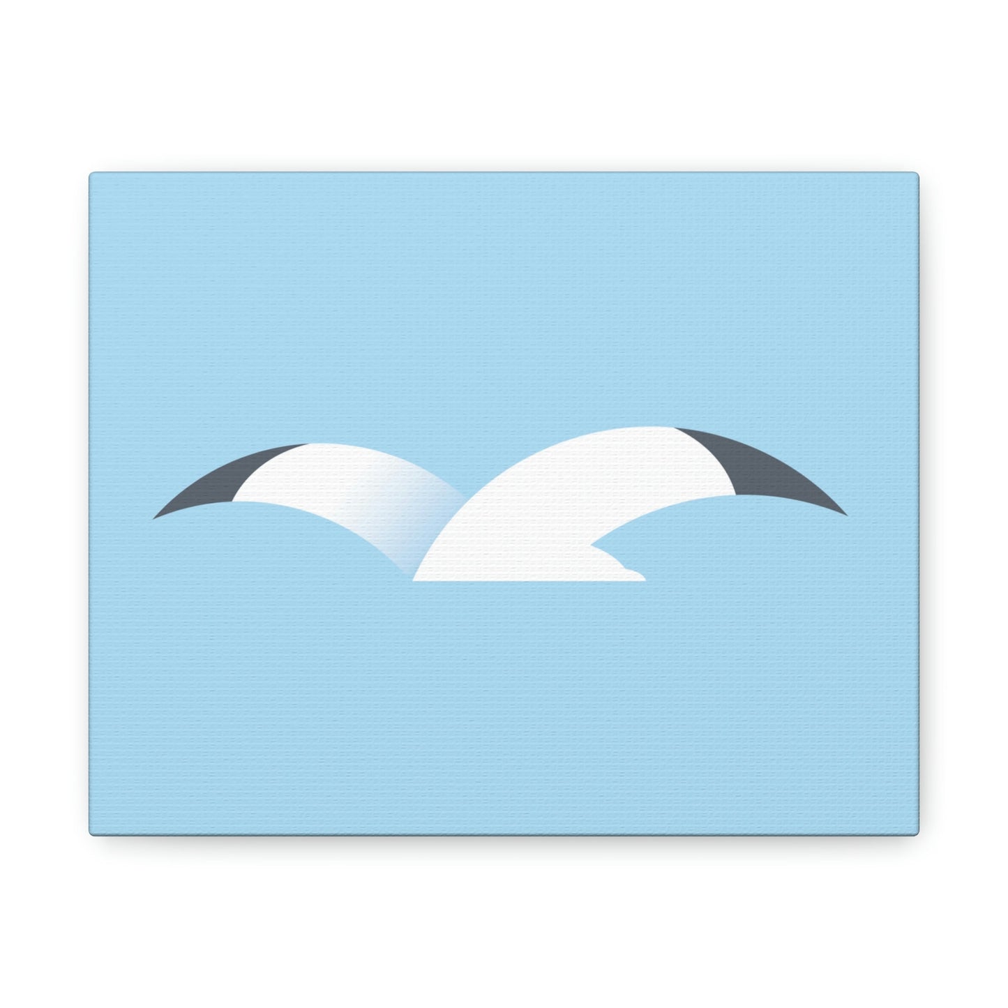 Seagull Flying Bird Minimal Abstract Art Aesthetic Classic Art Canvas Gallery Wraps Ichaku [Perfect Gifts Selection]