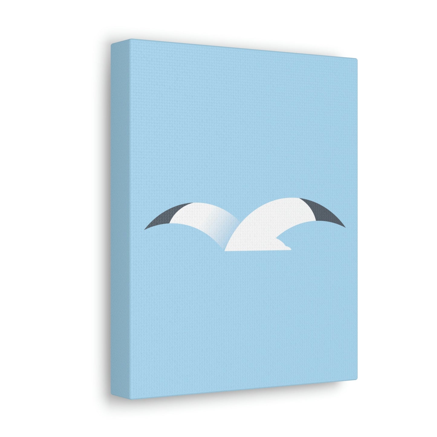 Seagull Flying Bird Minimal Abstract Art Aesthetic Classic Art Canvas Gallery Wraps Ichaku [Perfect Gifts Selection]