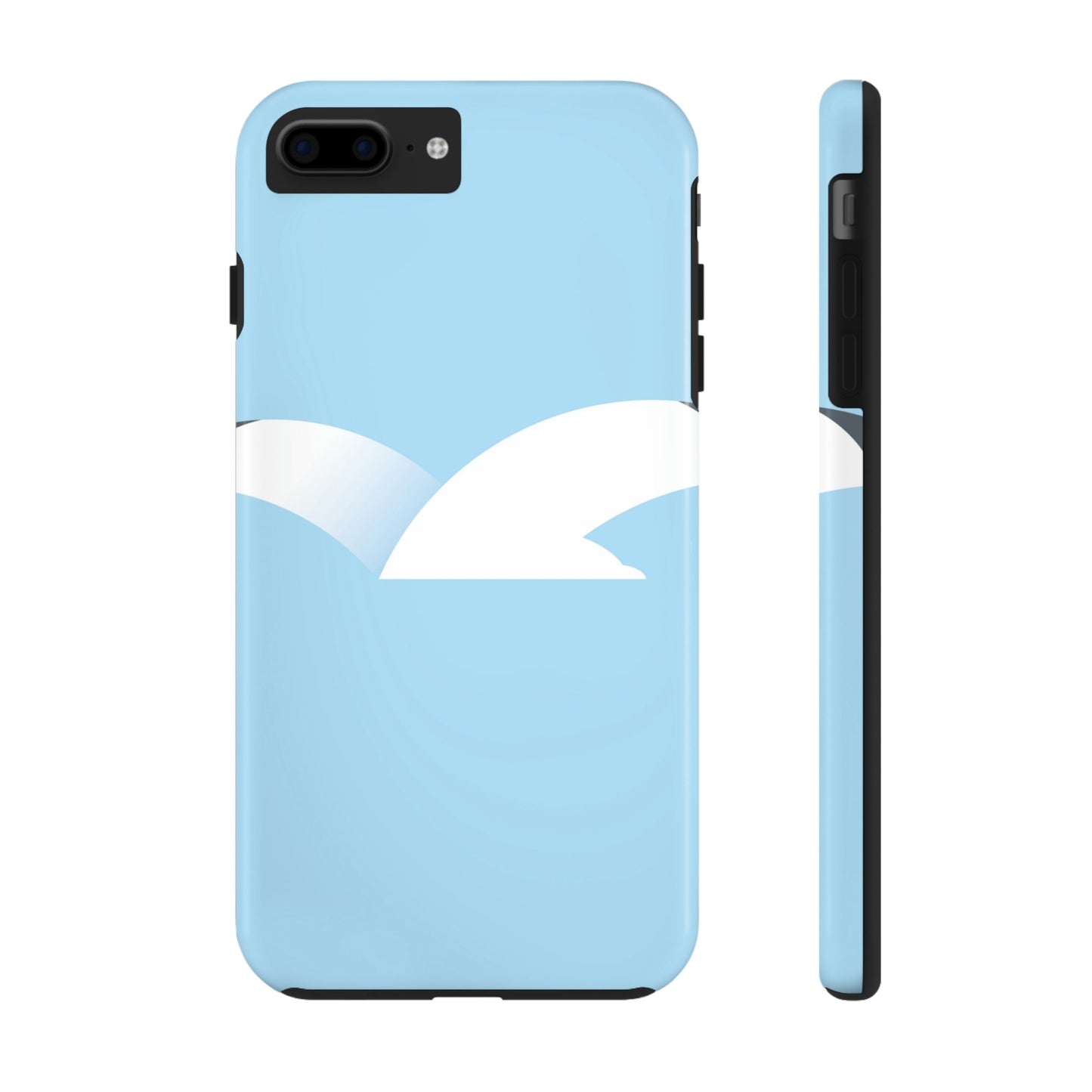 Seagull Flying Bird Minimal Abstract Art Aesthetic  Tough Phone Cases Case-Mate Ichaku [Perfect Gifts Selection]