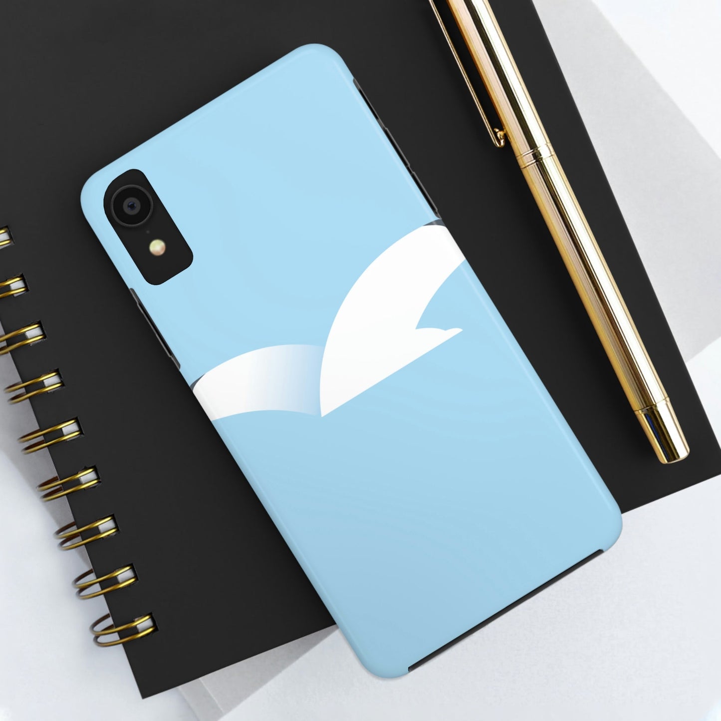 Seagull Flying Bird Minimal Abstract Art Aesthetic  Tough Phone Cases Case-Mate Ichaku [Perfect Gifts Selection]