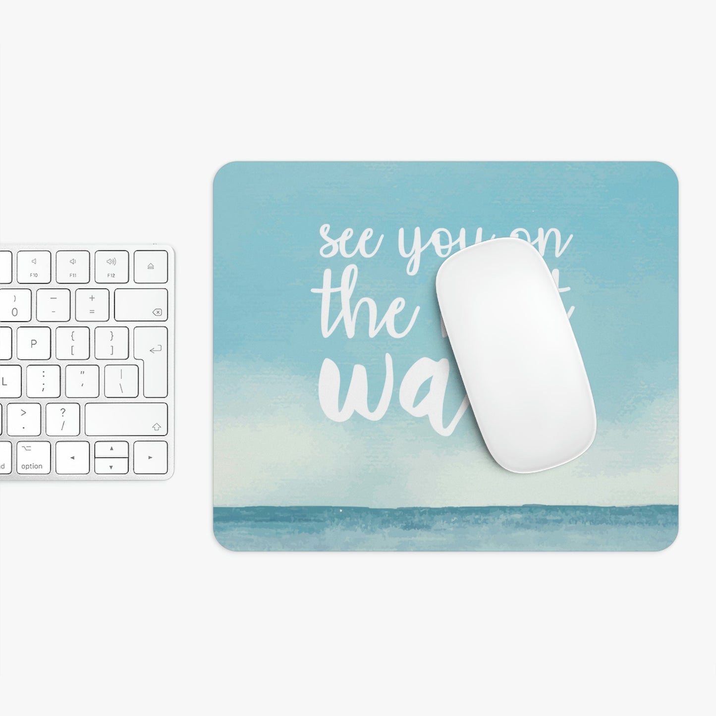 See You On the Next Wave Surfers Slogan Ergonomic Non-slip Creative Design Mouse Pad Ichaku [Perfect Gifts Selection]