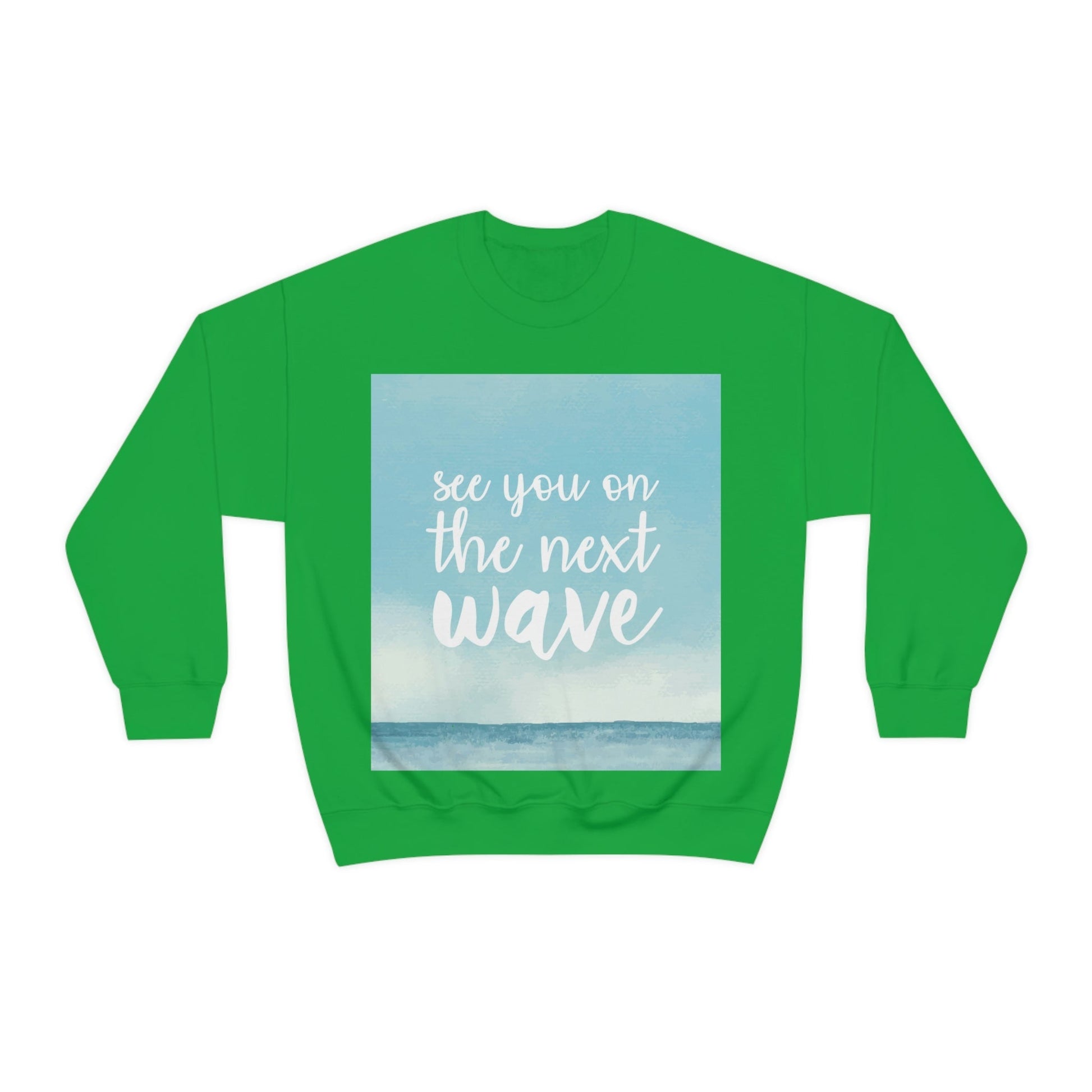 See You On the Next Wave Surfers Slogan Heavy Blend™ Crewneck Sweatshirt Ichaku [Perfect Gifts Selection]