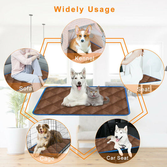 Self Heating Thermal Mattress Bed for Dogs and Cats Ichaku [Perfect Gifts Selection]