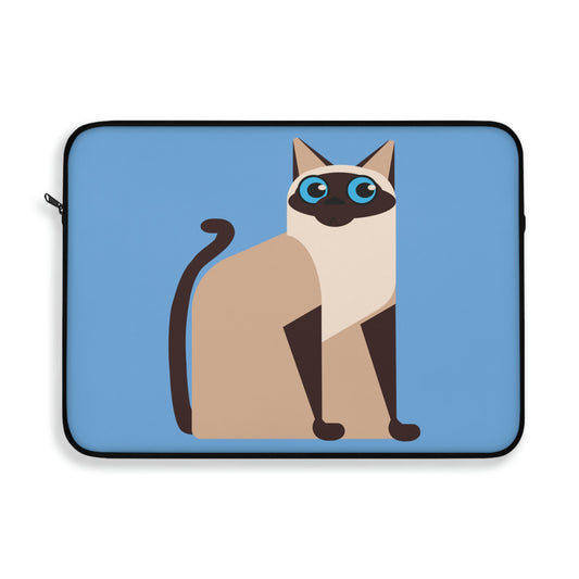 Siam Cat Lovers Anime Cartoon Pattern Laptop Sleeve Ichaku [Perfect Gifts Selection]