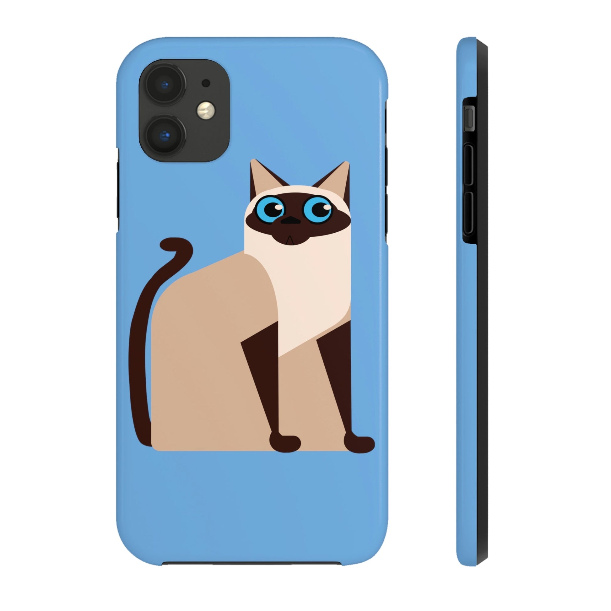 Siam Cat Lovers Anime Cartoon Tough Phone Cases Case-Mate Ichaku [Perfect Gifts Selection]