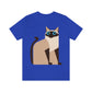 Siam Cat Lovers Anime Cartoon Unisex Jersey Short Sleeve T-Shirt Ichaku [Perfect Gifts Selection]