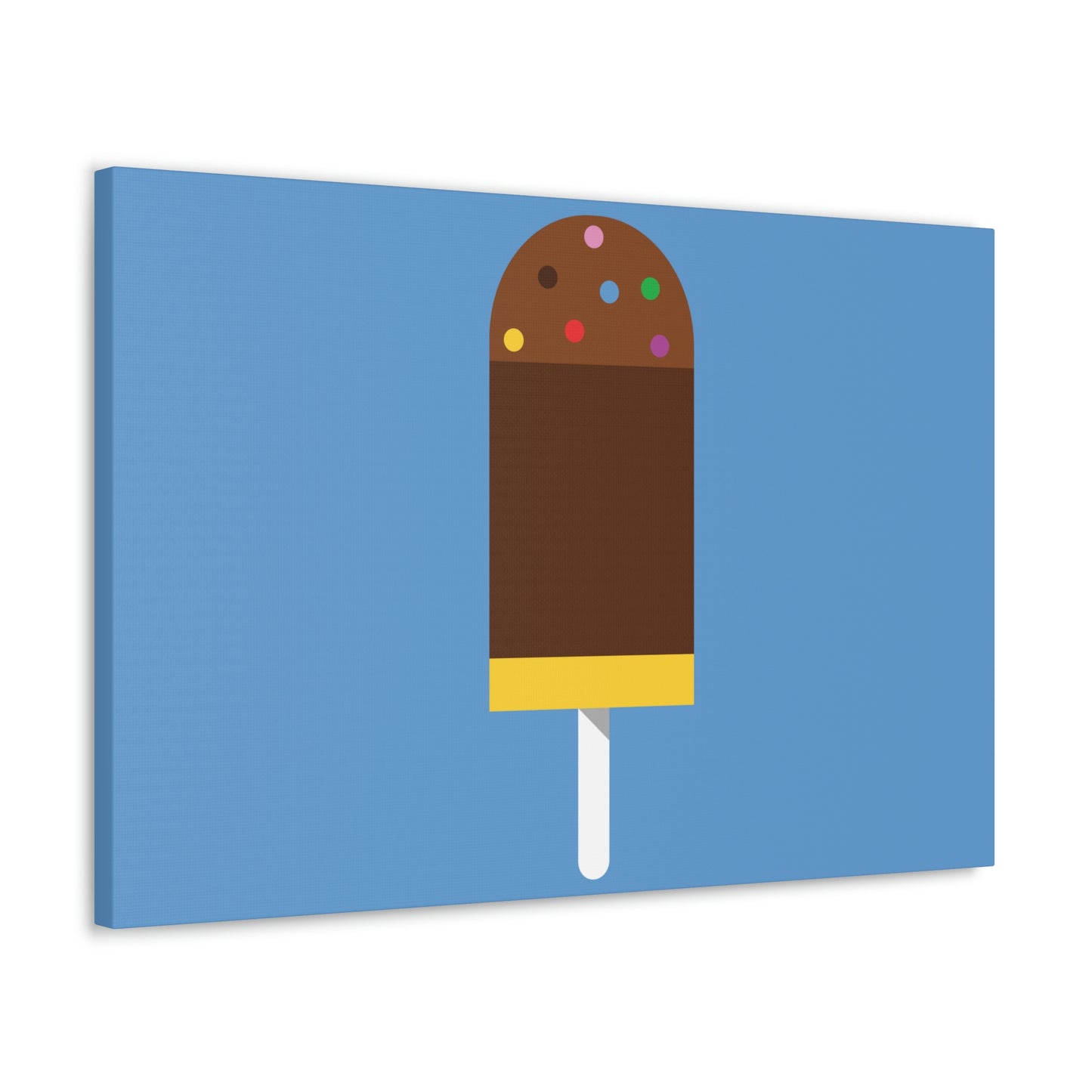 Ice Cream Lover Minimal Abstract Aesthetic Classic Art Canvas Gallery Wraps