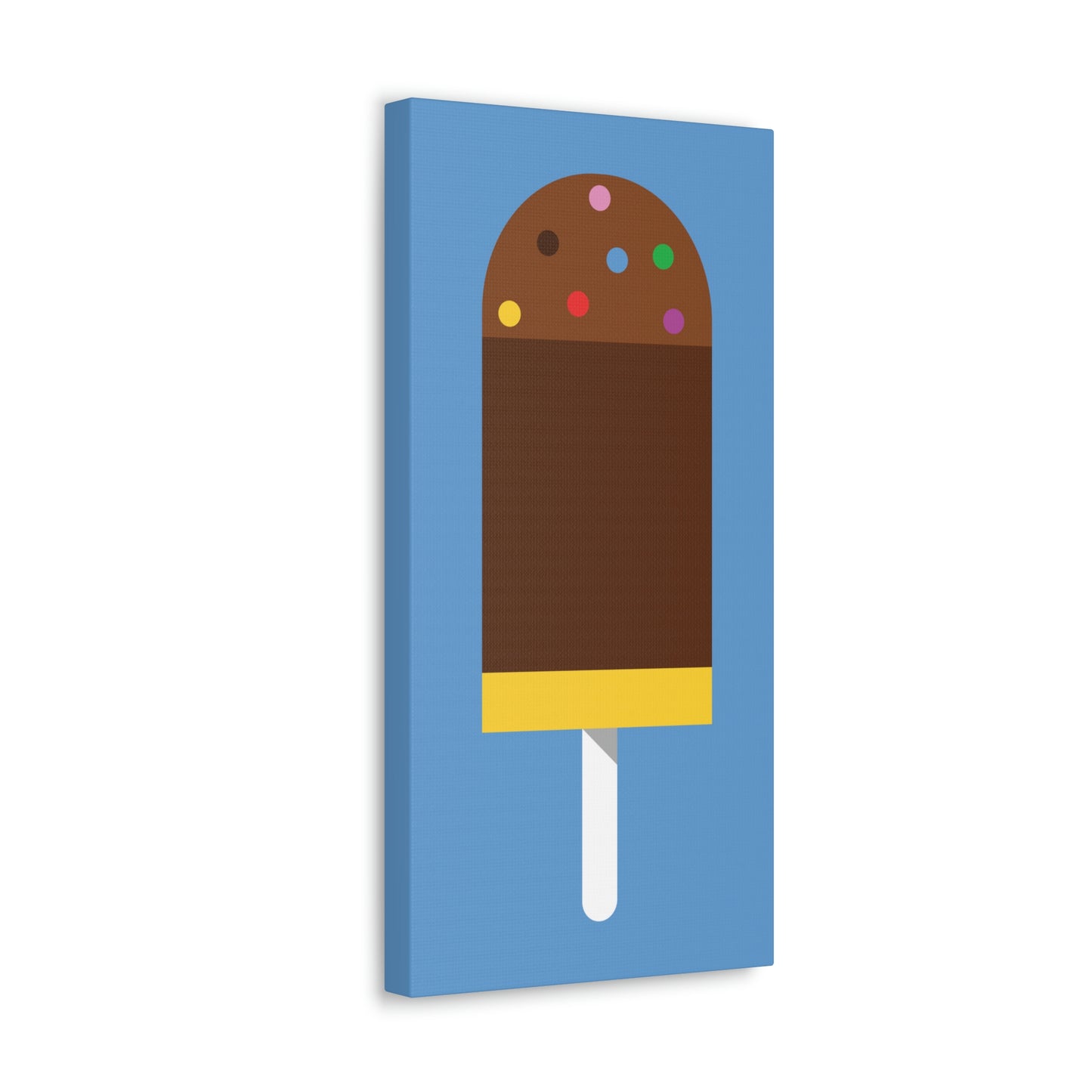 Ice Cream Lover Minimal Abstract Aesthetic Classic Art Canvas Gallery Wraps