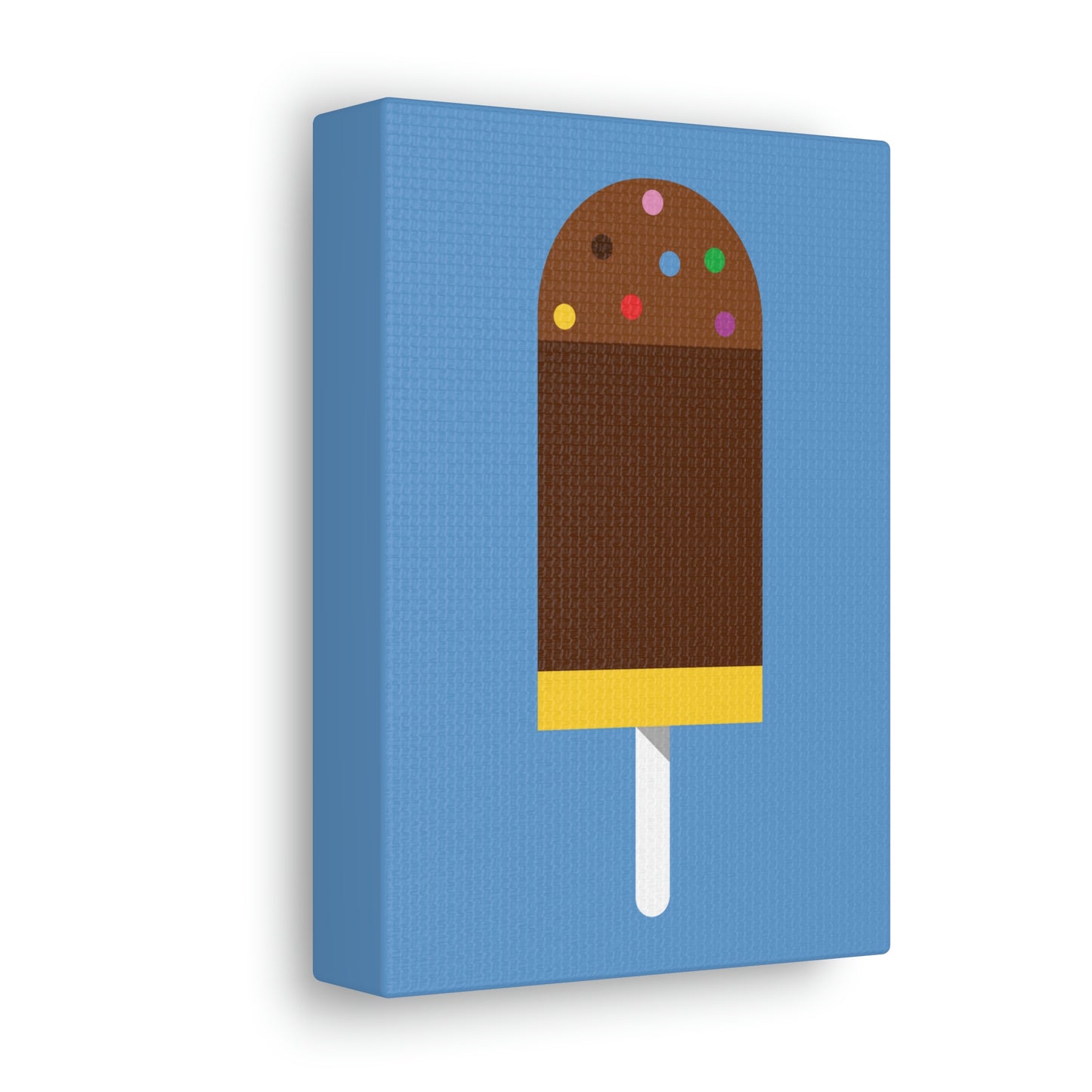 Ice Cream Lover Minimal Abstract Aesthetic Classic Art Canvas Gallery Wraps