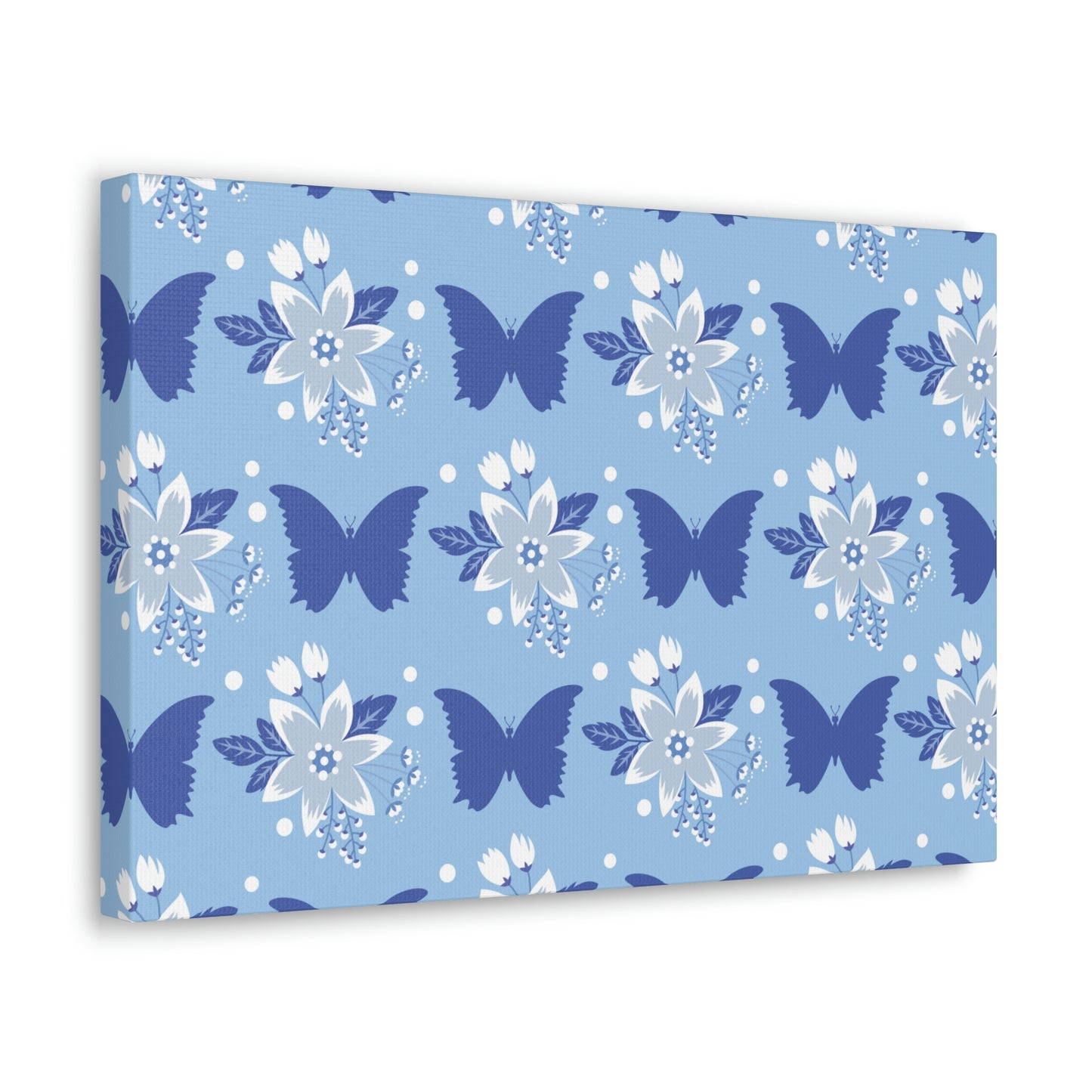 Butterfly Pattern Nature Animal Lovers Classic Art Canvas Gallery Wraps