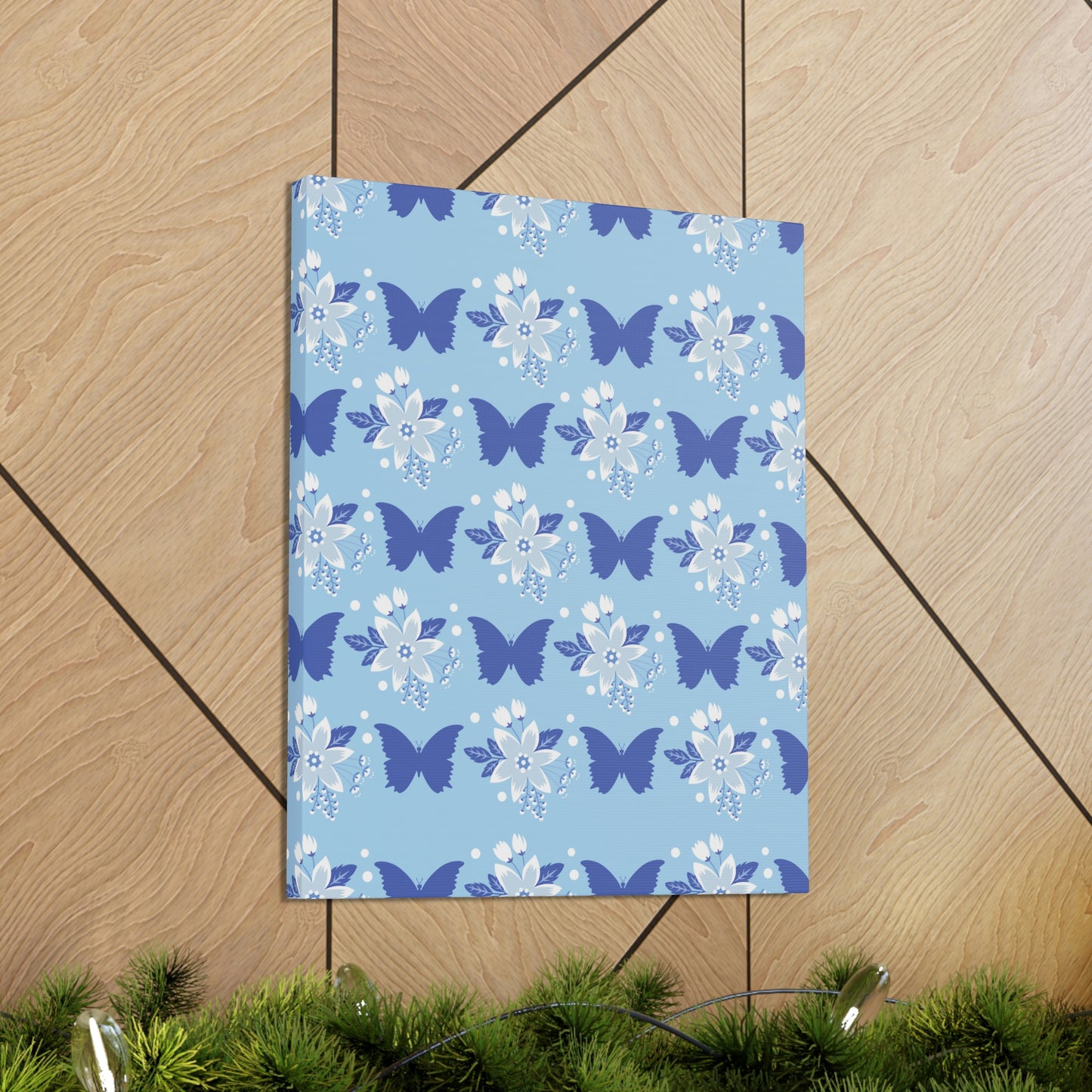 Butterfly Pattern Nature Animal Lovers Classic Art Canvas Gallery Wraps