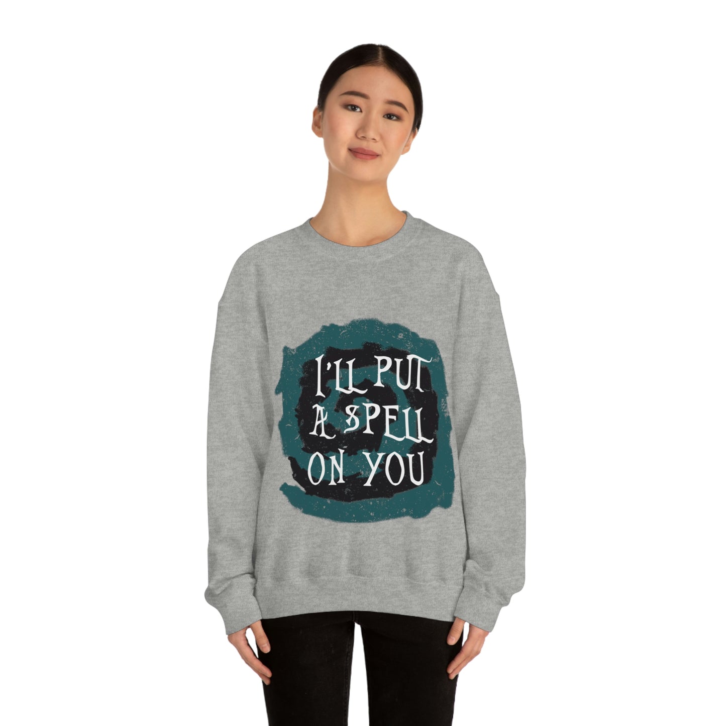 I`ll Put A Spell On You Halloween Trick Or Treat Unisex Heavy Blend™ Crewneck Sweatshirt