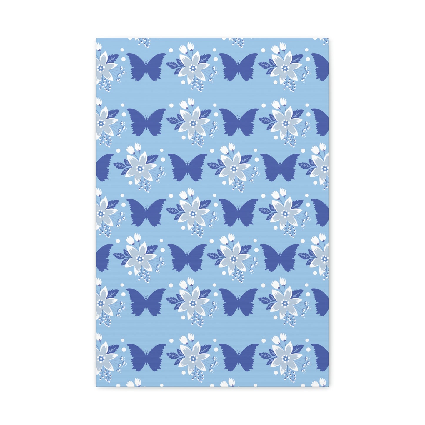 Butterfly Pattern Nature Animal Lovers Classic Art Canvas Gallery Wraps