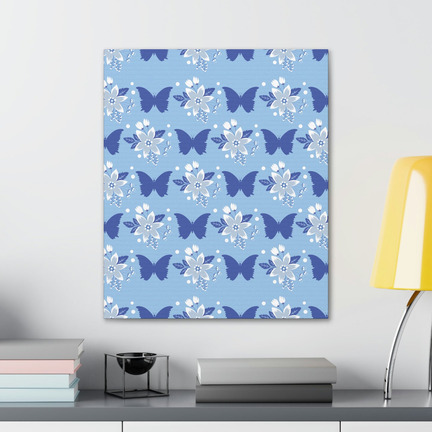 Butterfly Pattern Nature Animal Lovers Classic Art Canvas Gallery Wraps