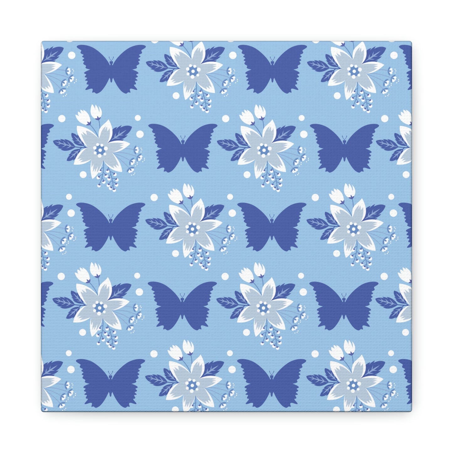 Butterfly Pattern Nature Animal Lovers Classic Art Canvas Gallery Wraps