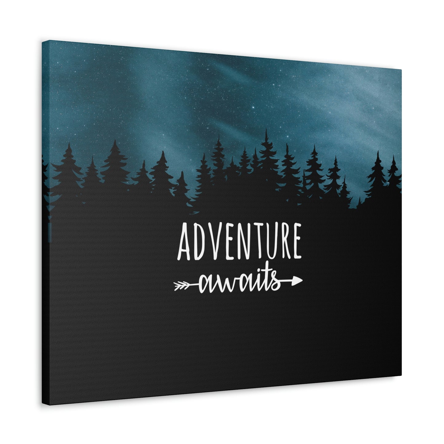 Adventure Awaits Art Vacation Landscape Explore Aesthetic Classic Art Canvas Gallery Wraps